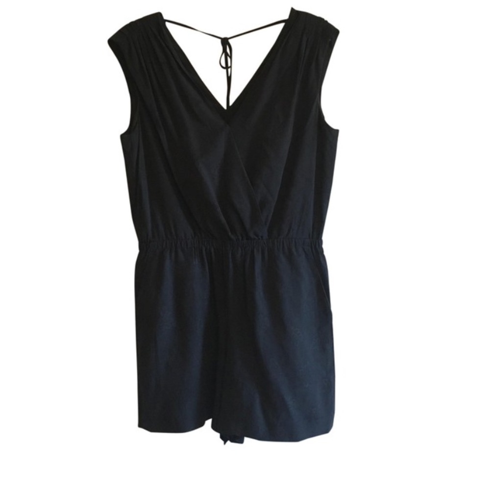 NWOT Loft flower embroidered romper